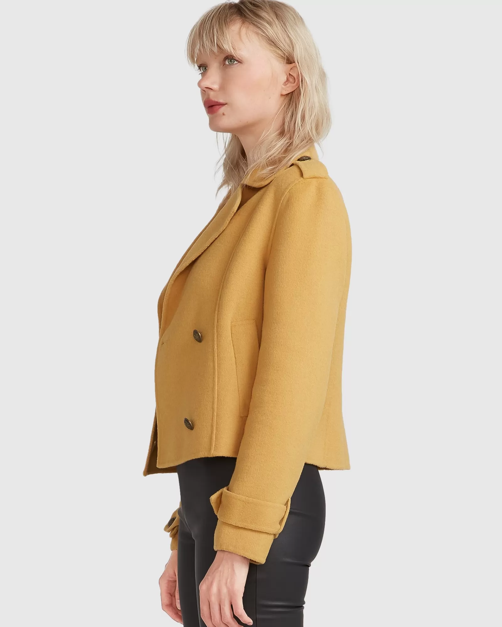 better_off_military_peacoat__antique_gold_2.webp Belle & Bloom Better Off Military Peacoat - Antique Gold