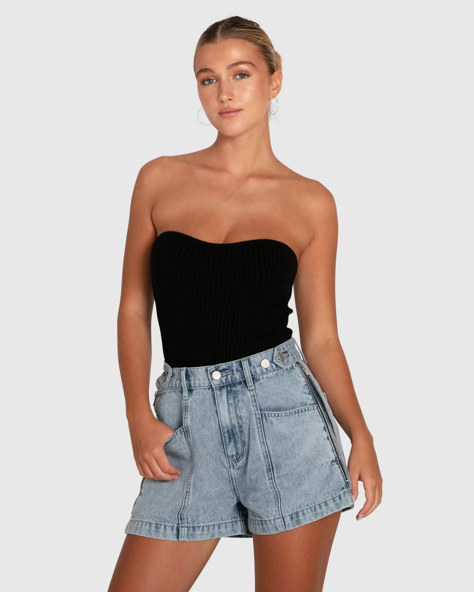 Belle & Bloom Bring The Heat Denim Shorts -