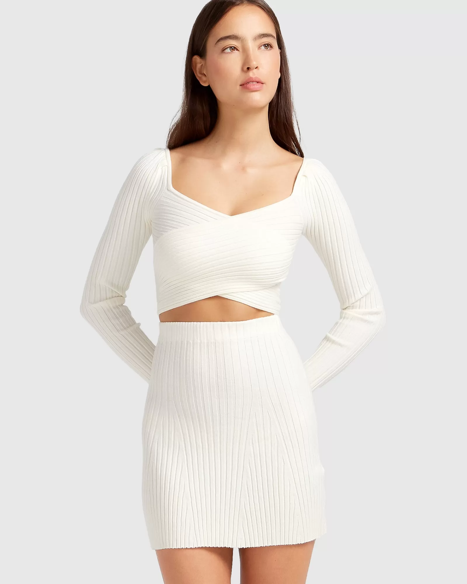 Belle & Bloom C'est Belle Knit Mini Skirt -