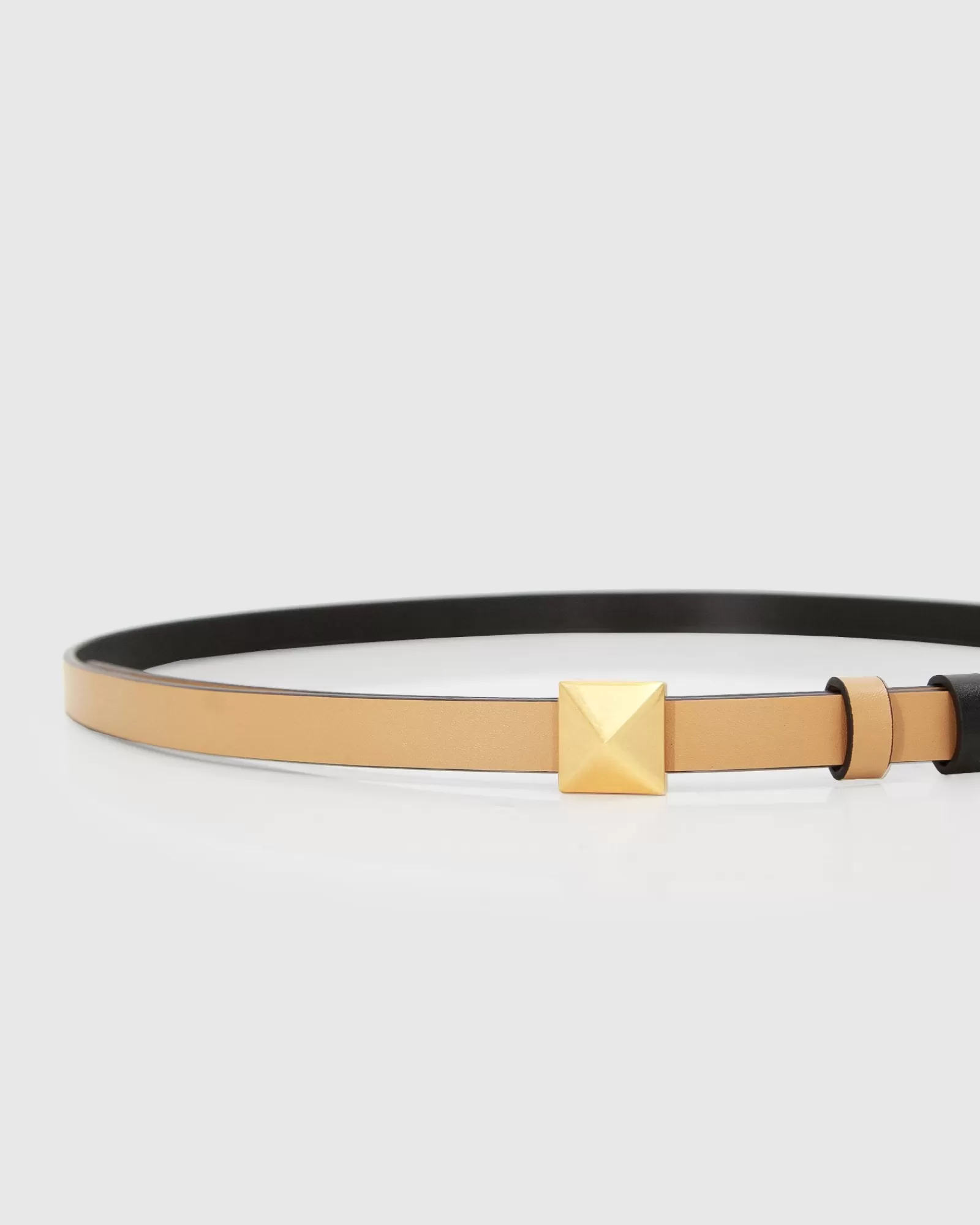 Belle & Bloom Cleopatra Pyramid Stud Leather Belt -