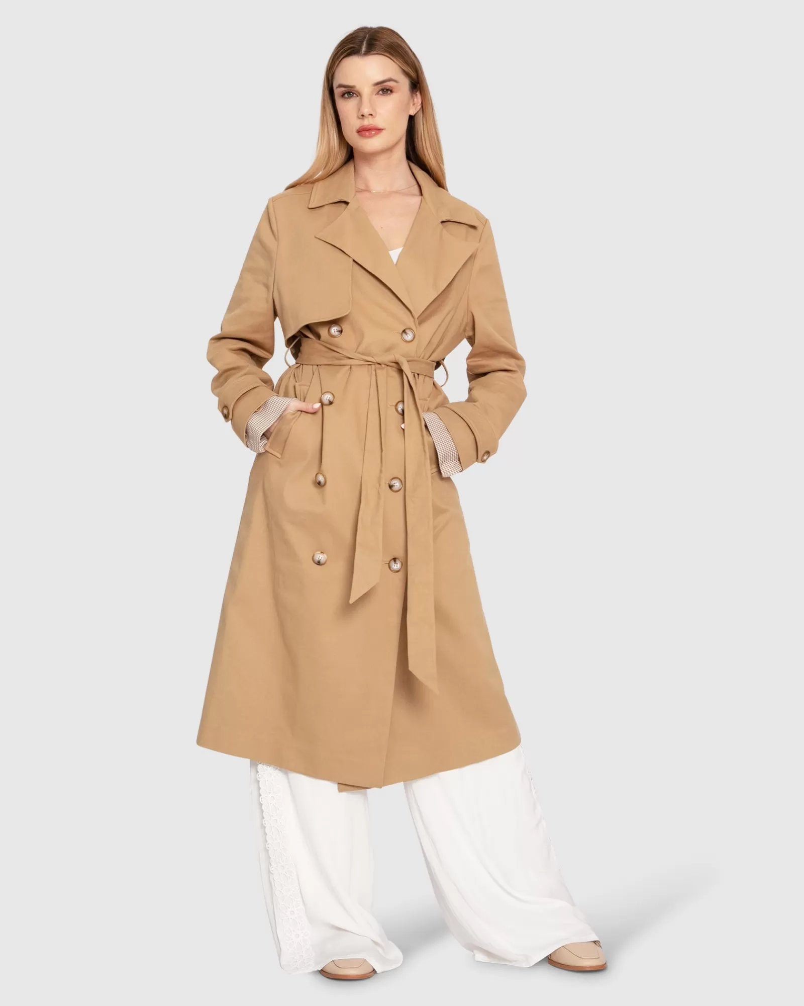 Belle & Bloom Empirical Trench Coat -