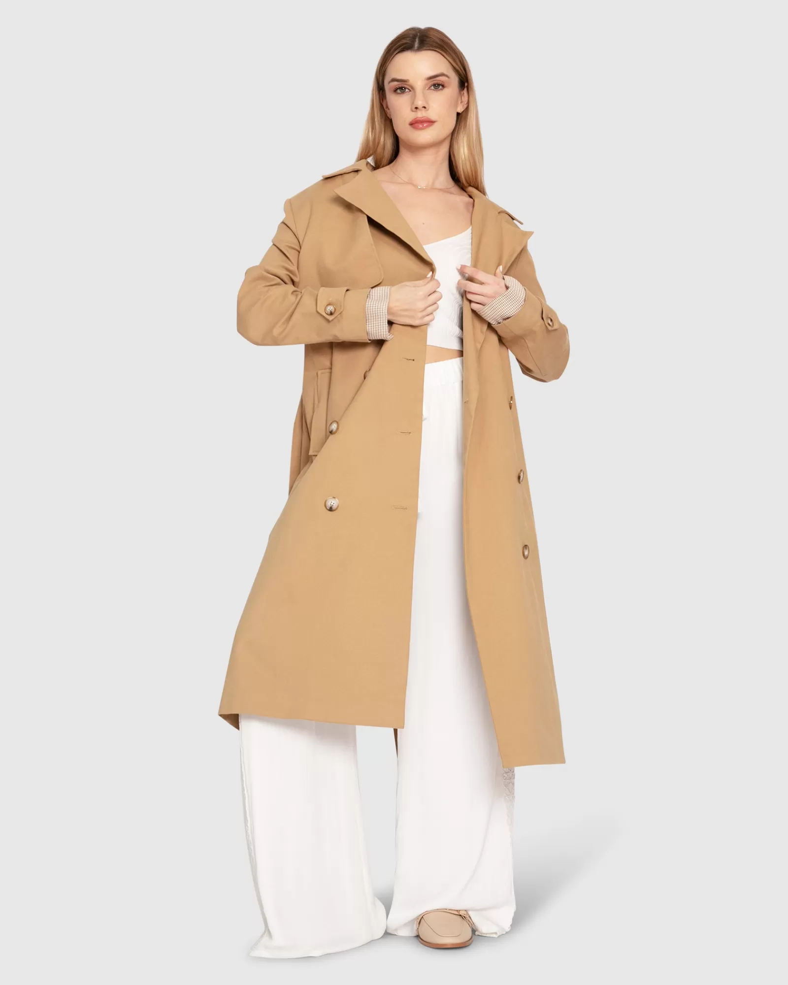 Belle & Bloom Empirical Trench Coat -