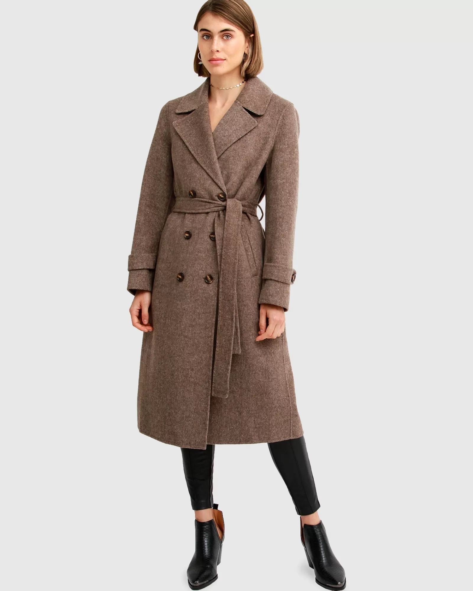 Belle & Bloom Front Runner Belted Coat -