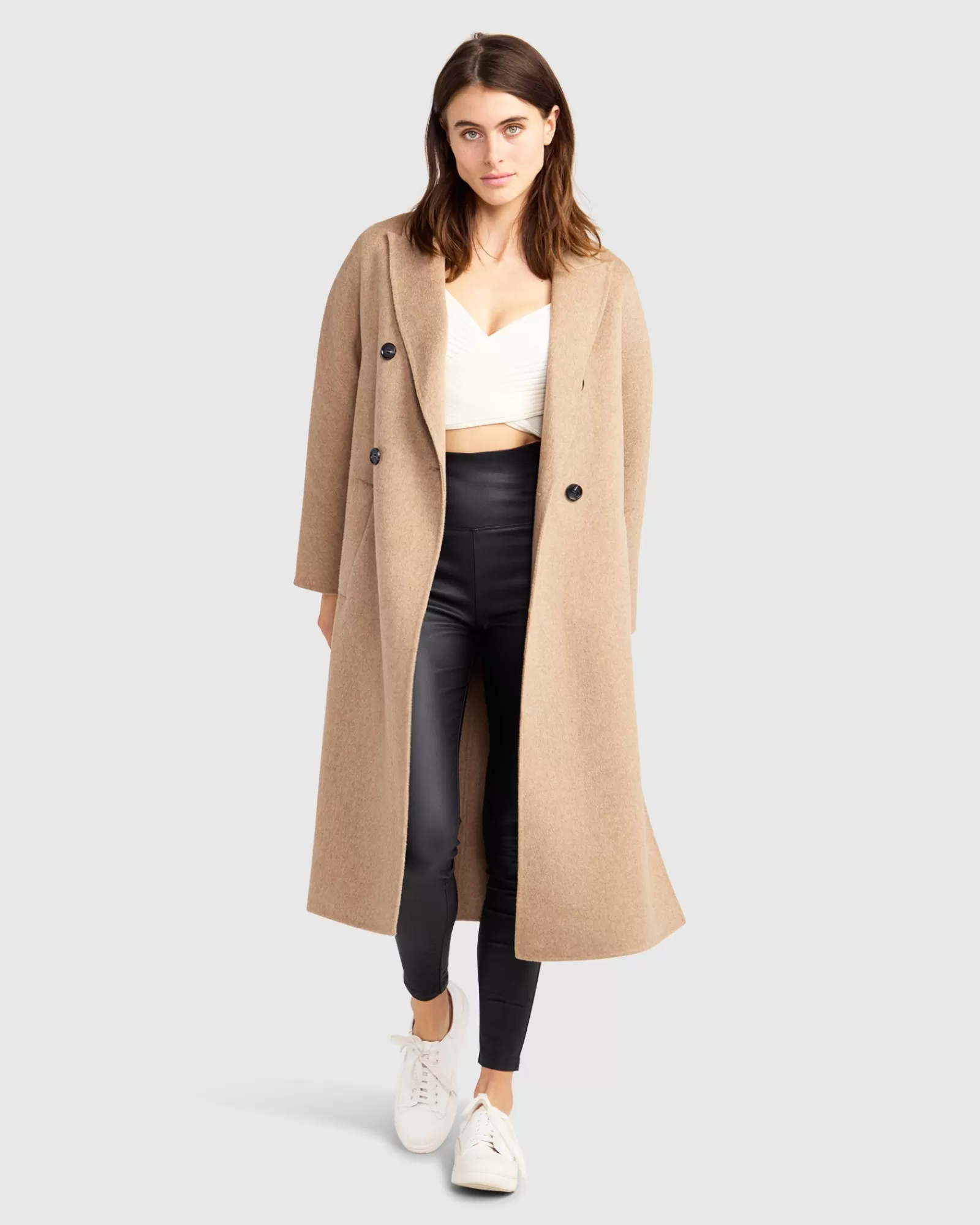 Belle & Bloom Guestlist Oversized Double Breasted C -