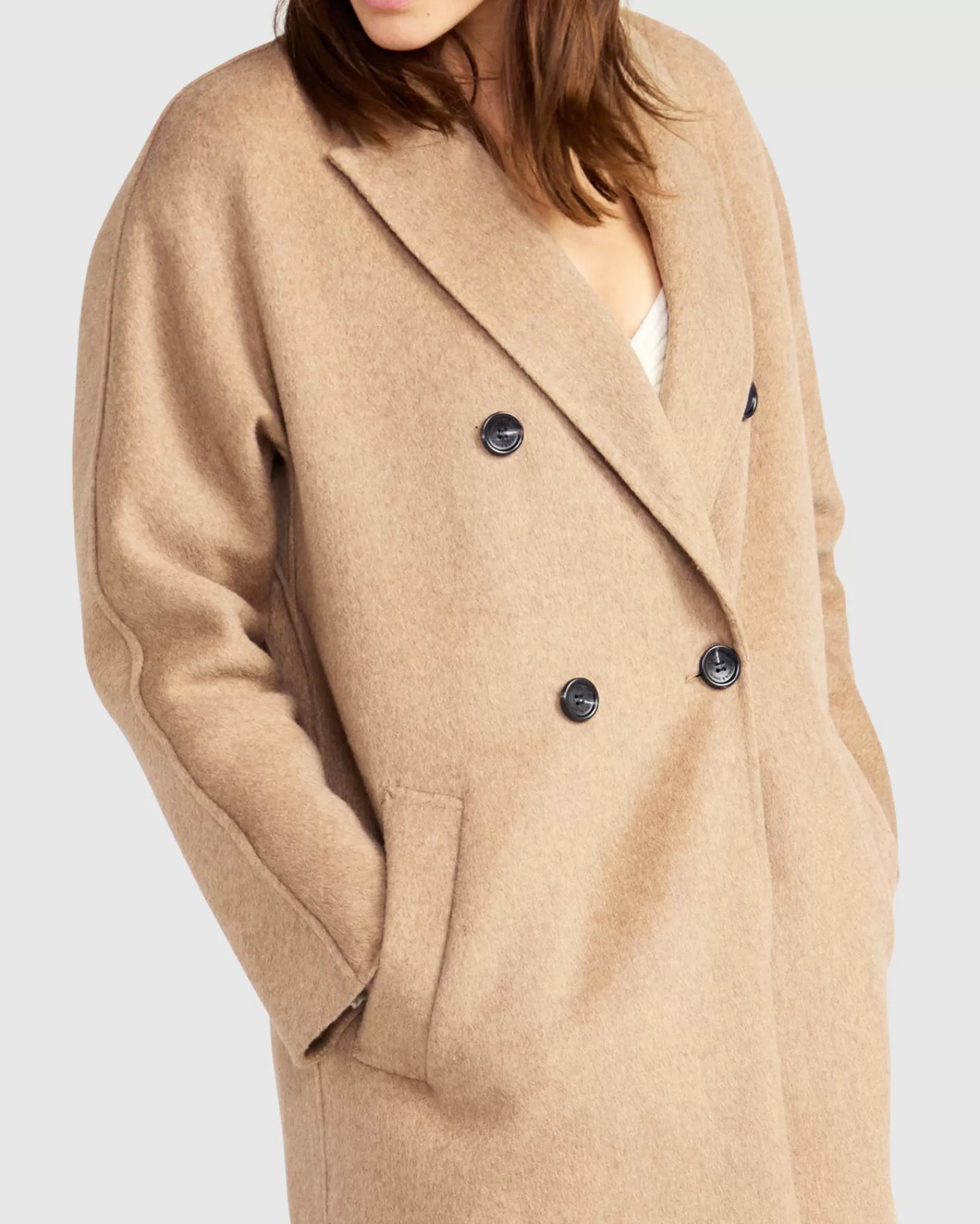 Belle & Bloom Guestlist Oversized Double Breasted C -