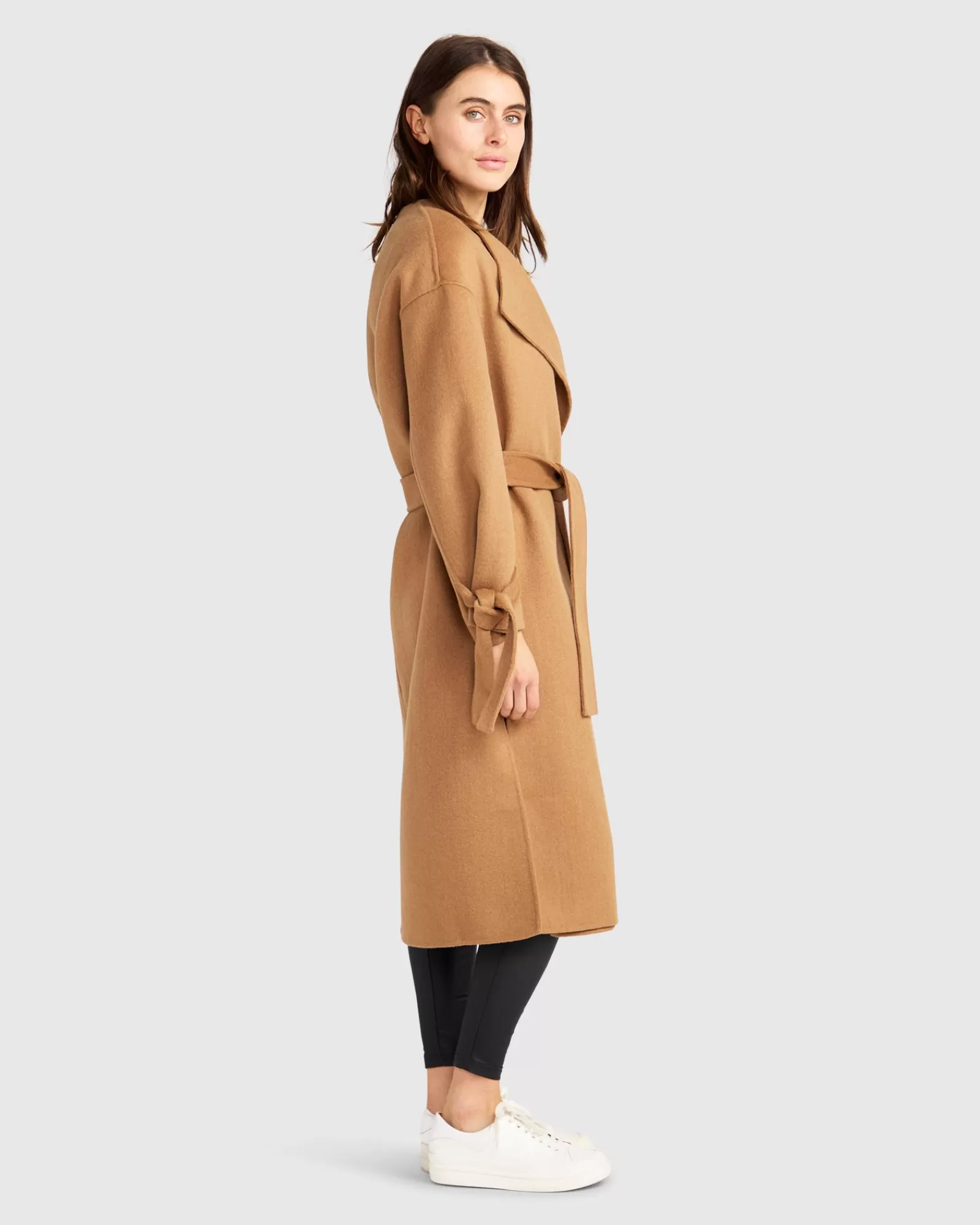 Belle & Bloom Head Over Heels Collarless Robe Coat -