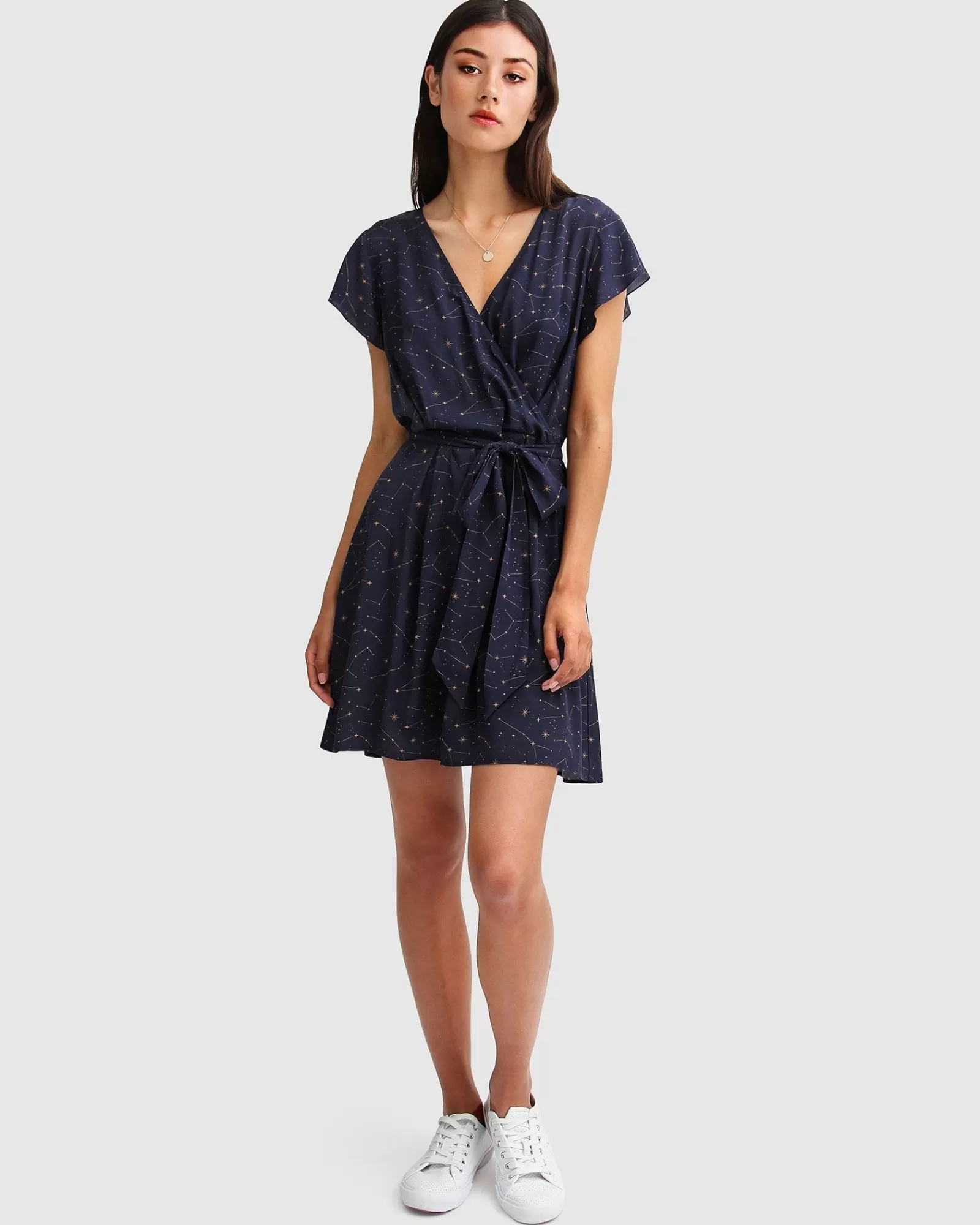 im_the_star_wrap_dress__navy_3-3.webp Belle & Bloom I'm The Star Wrap Dress -