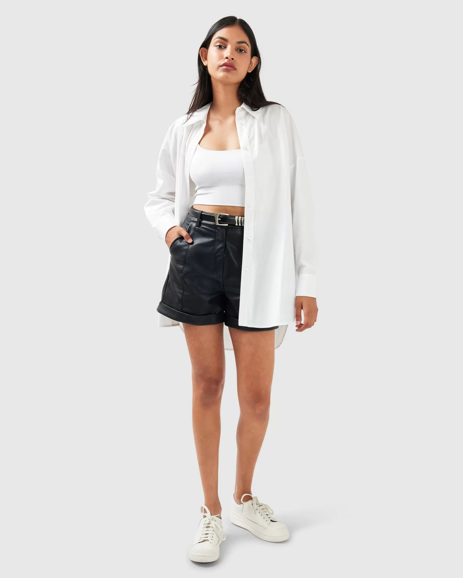 Belle & Bloom Into You Oversized Shirt -