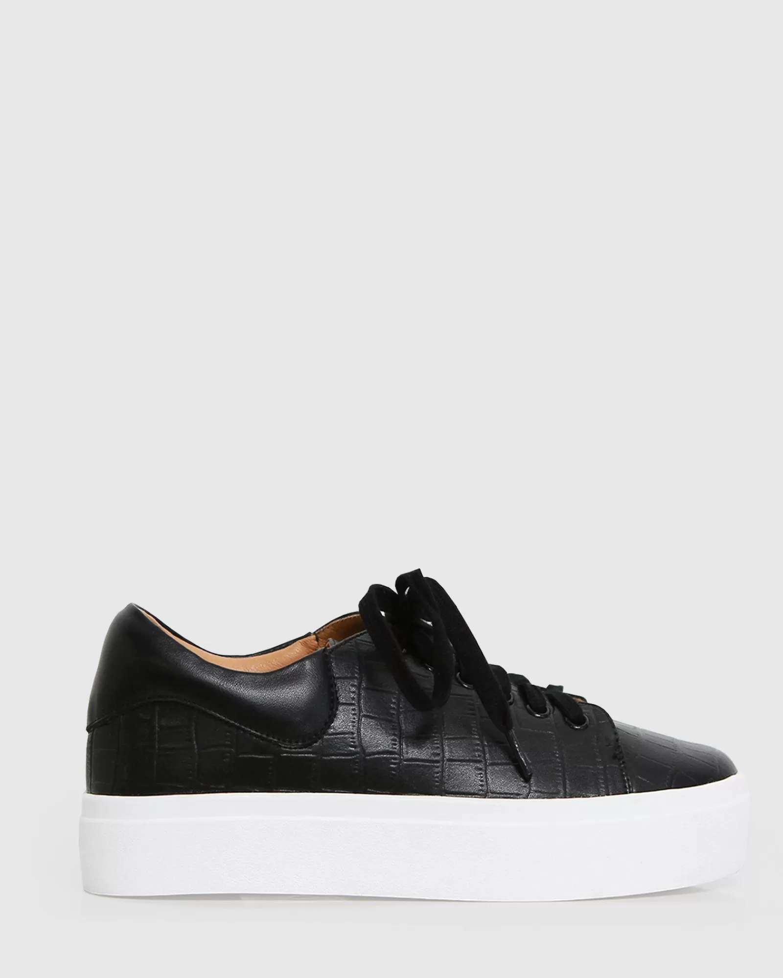 Belle & Bloom Just A Dream Croc Leather Sneaker -