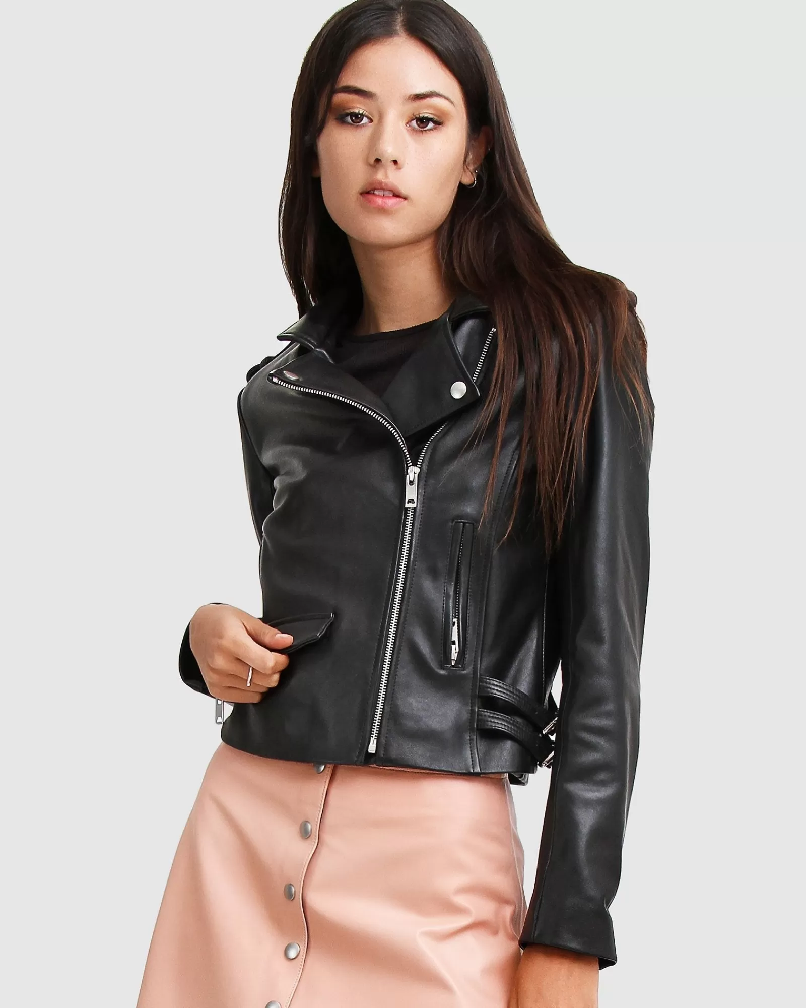 Belle & Bloom Just Friends Leather Jacket -