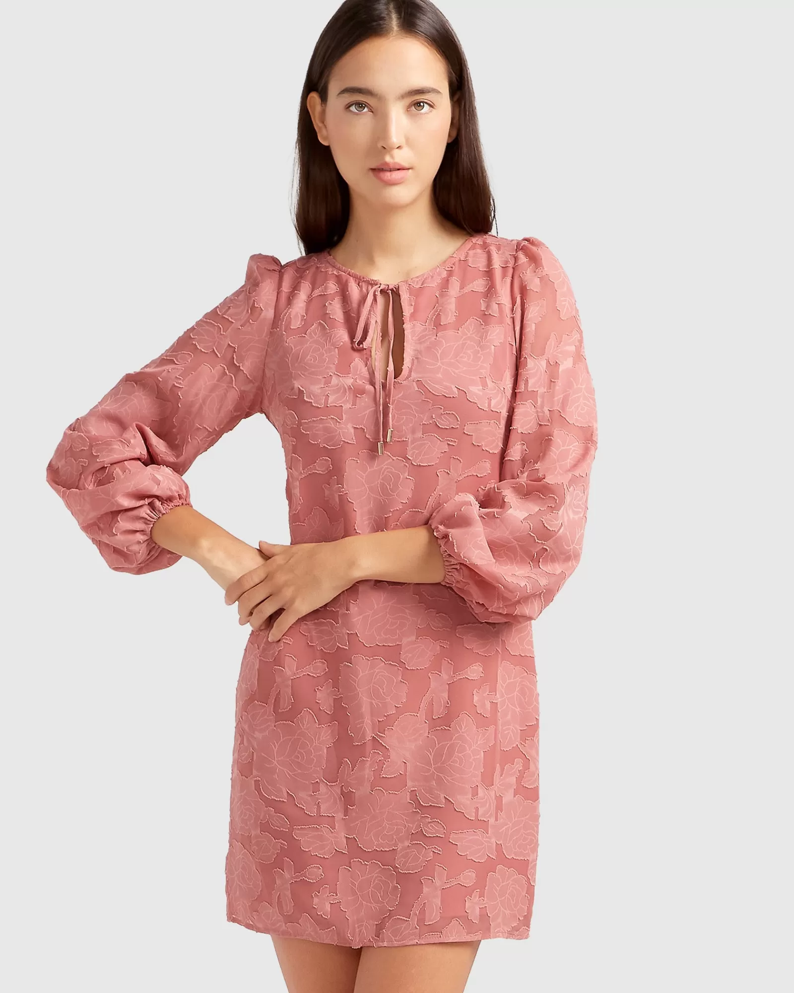 Belle & Bloom Kiss the Stars Dress - Dusty Rose