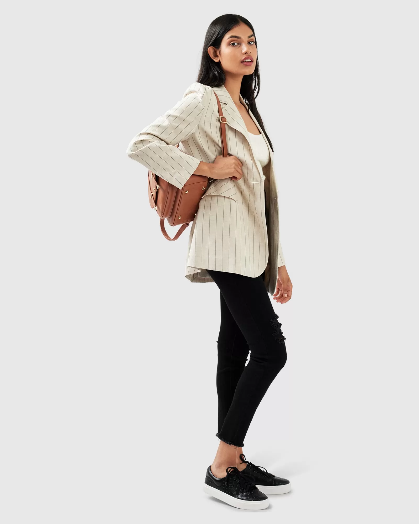 Belle & Bloom Love & Mercy Striped Blazer -