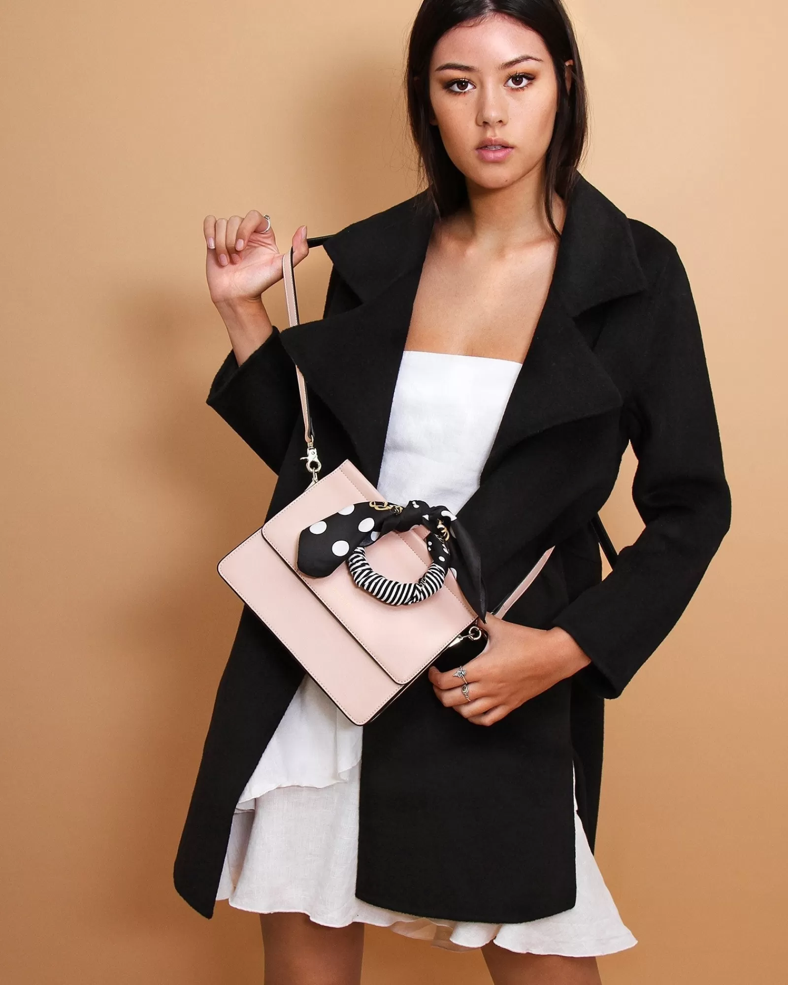 Belle & Bloom NEW FIT Ex-Boyfriend Wool Blend Oversized Jacket - Black