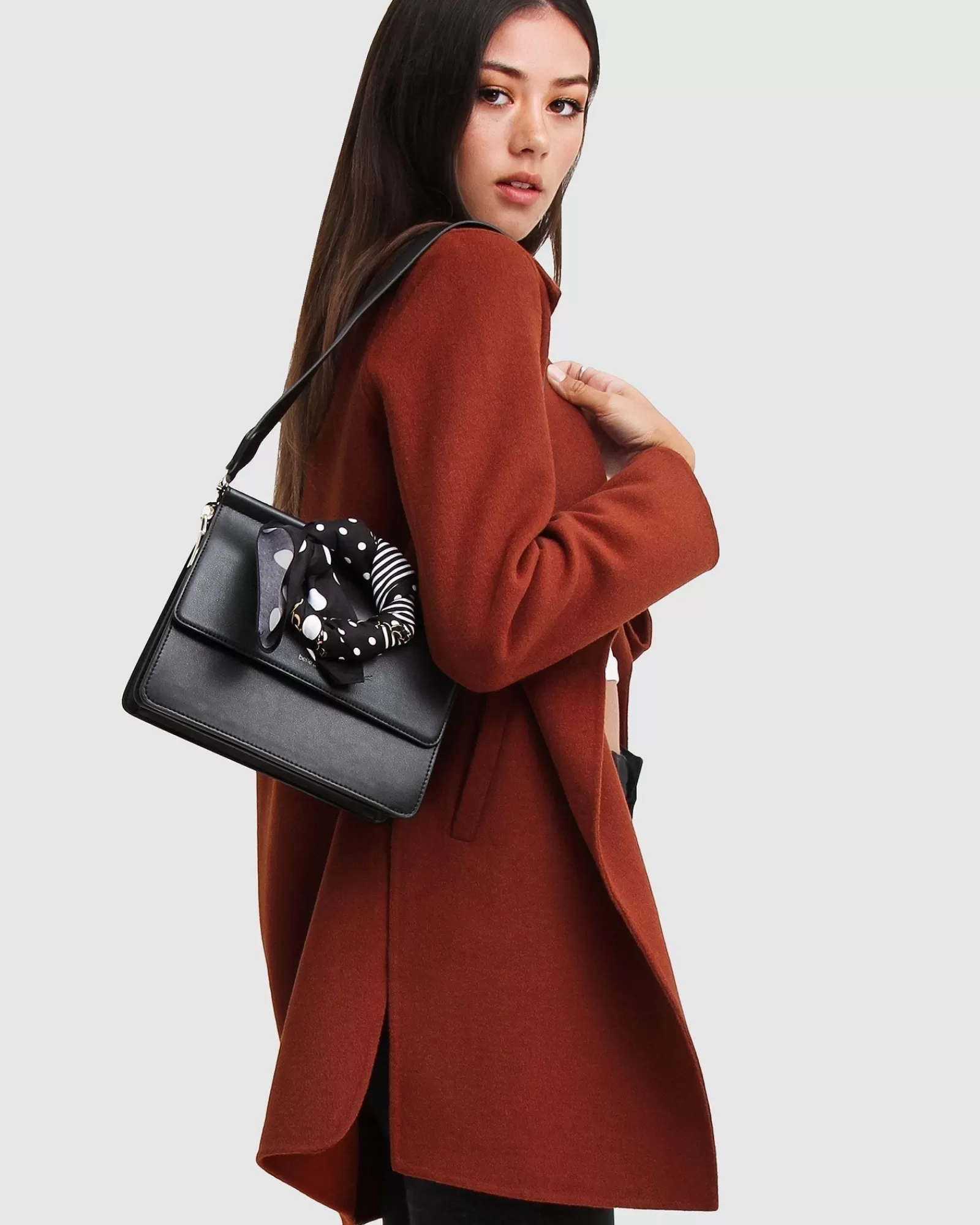 Belle & Bloom NEW FIT Ex-Boyfriend Wool Blend Oversized Jacket - Caramel