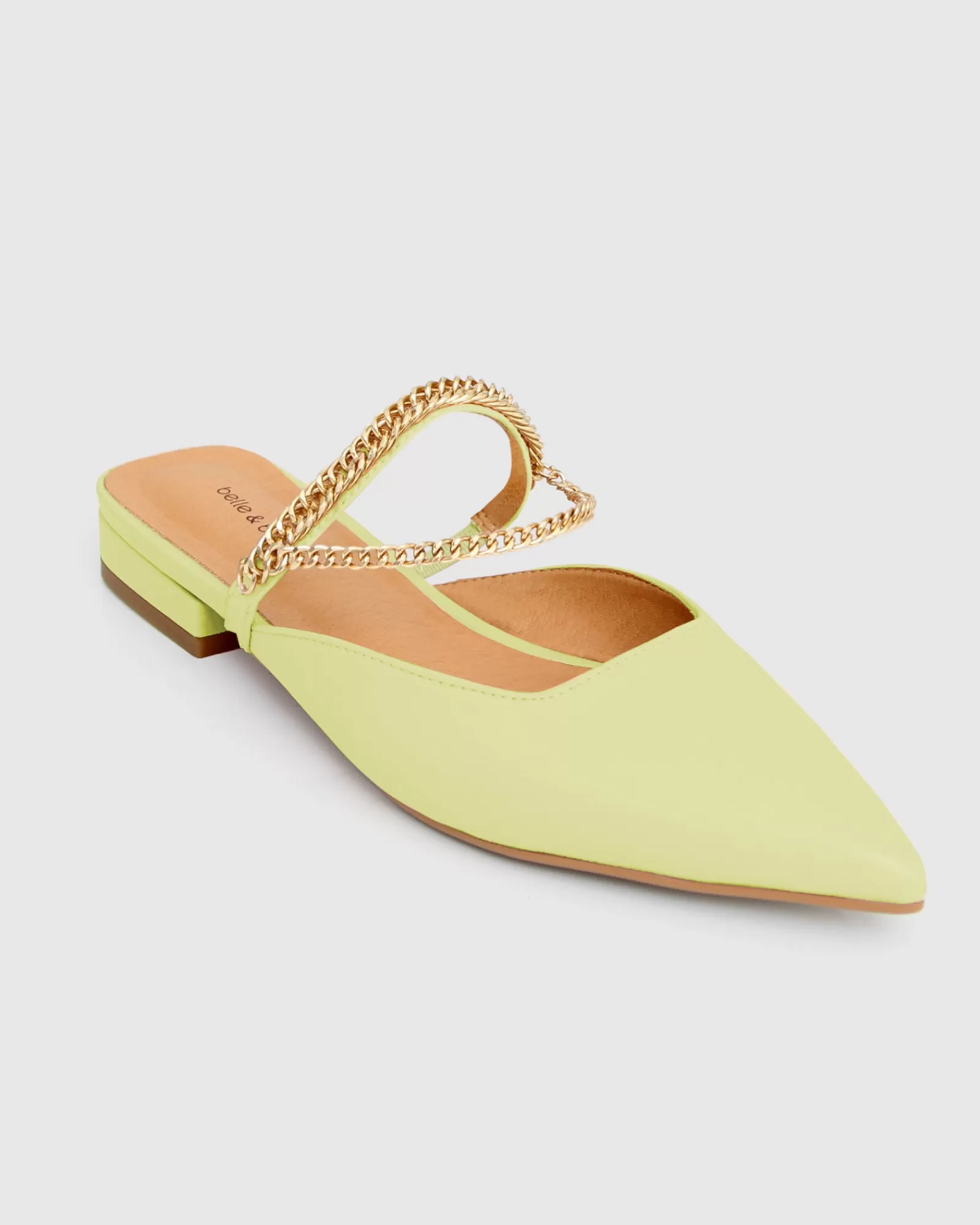 Belle & Bloom On The Go Leather Flat -