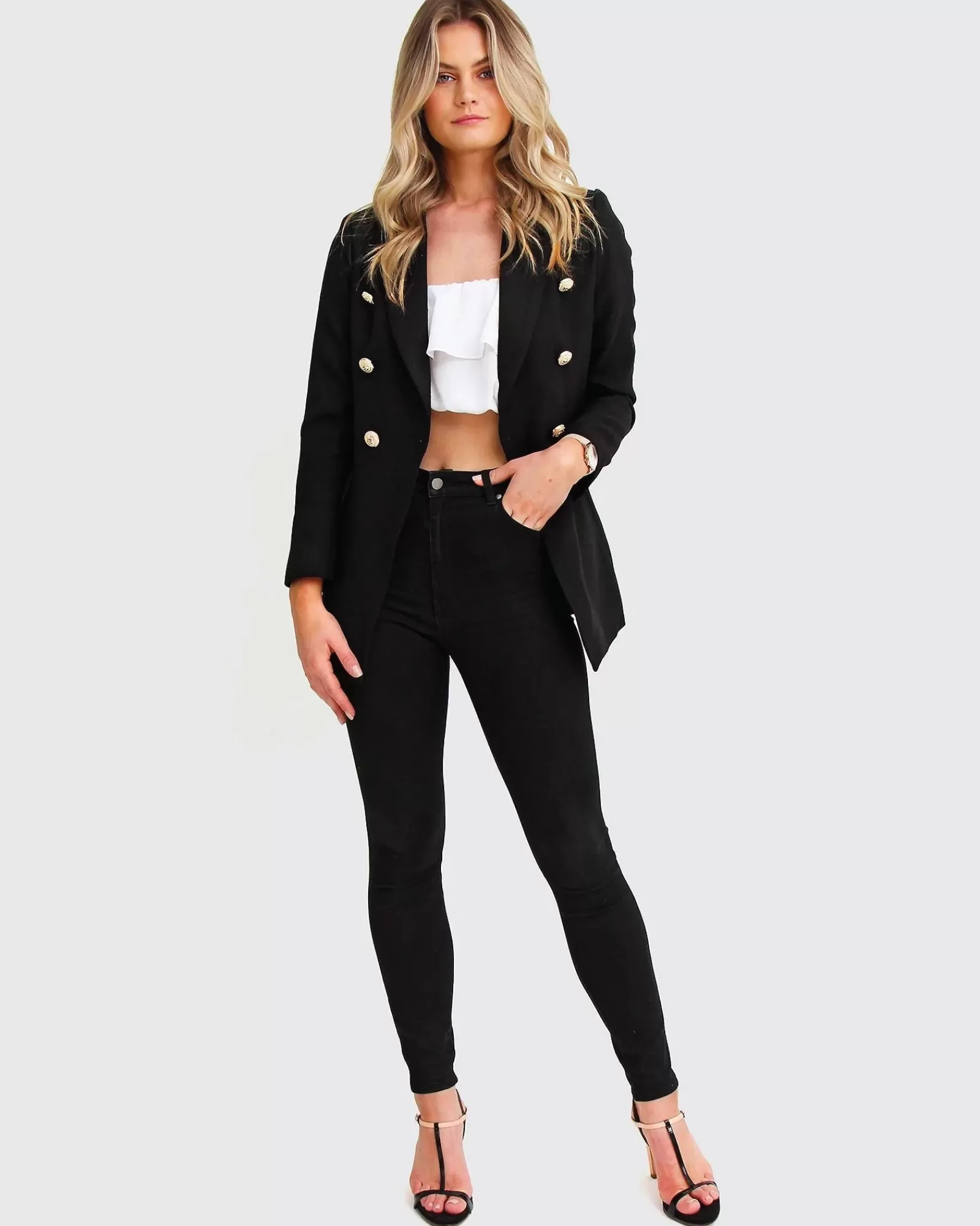 princess_polina_textured_weave_blazer__black_4-3.webp Belle & Bloom Princess Polina Textured Weave Blazer -