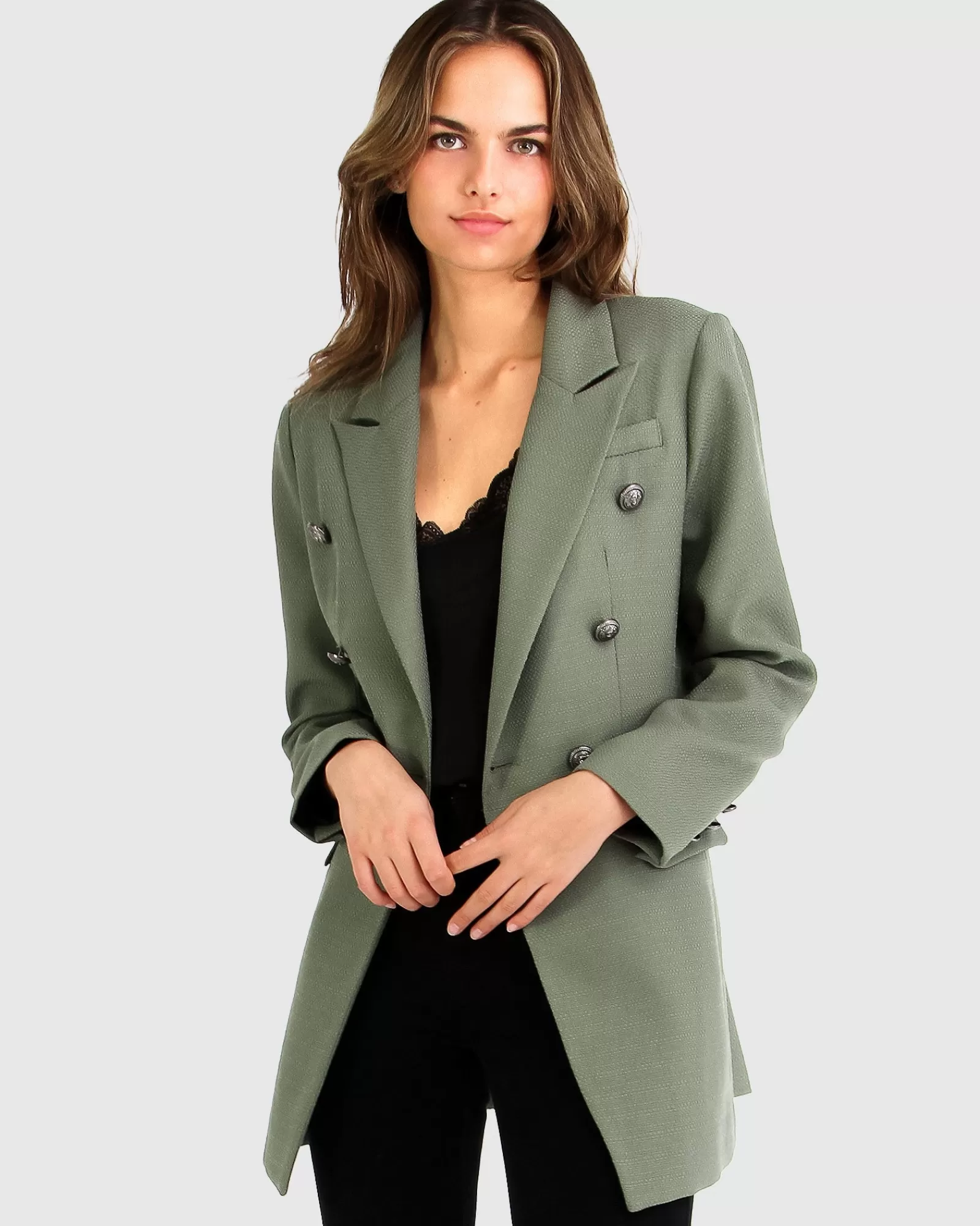 Belle & Bloom Princess Polina Textured Weave Blazer -