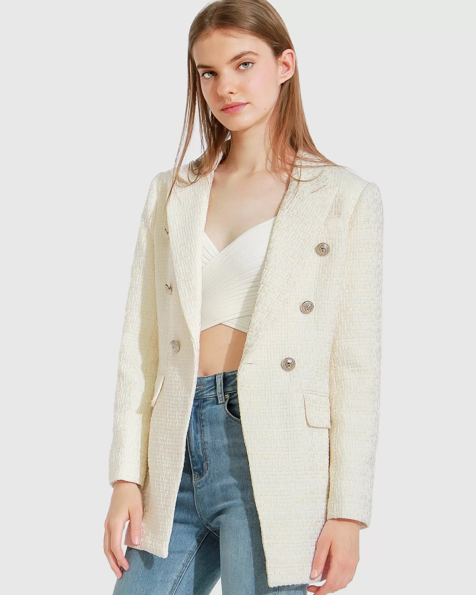 Belle & Bloom Princess Polina Tweed Blazer -