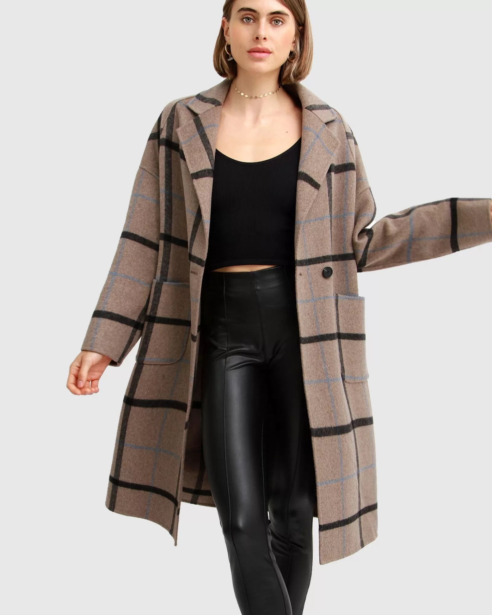 publisher_doublebreasted_wool_blend_coat__oat_plaid_4.webp Belle & Bloom Publisher Double-Breasted Wool Blend Coat - Oat Plaid