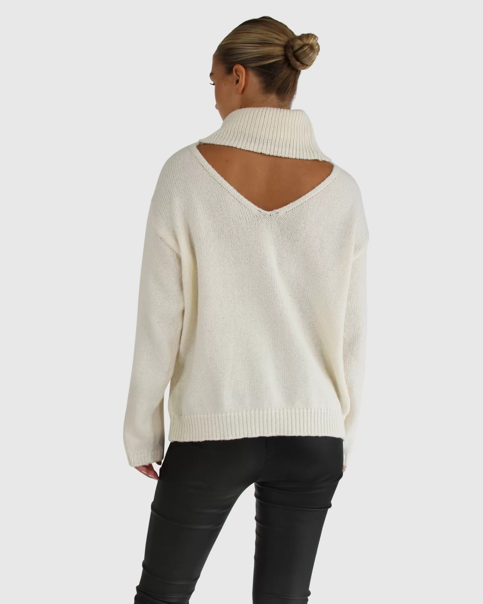 Belle & Bloom Right Here Waiting Open Back Knit -