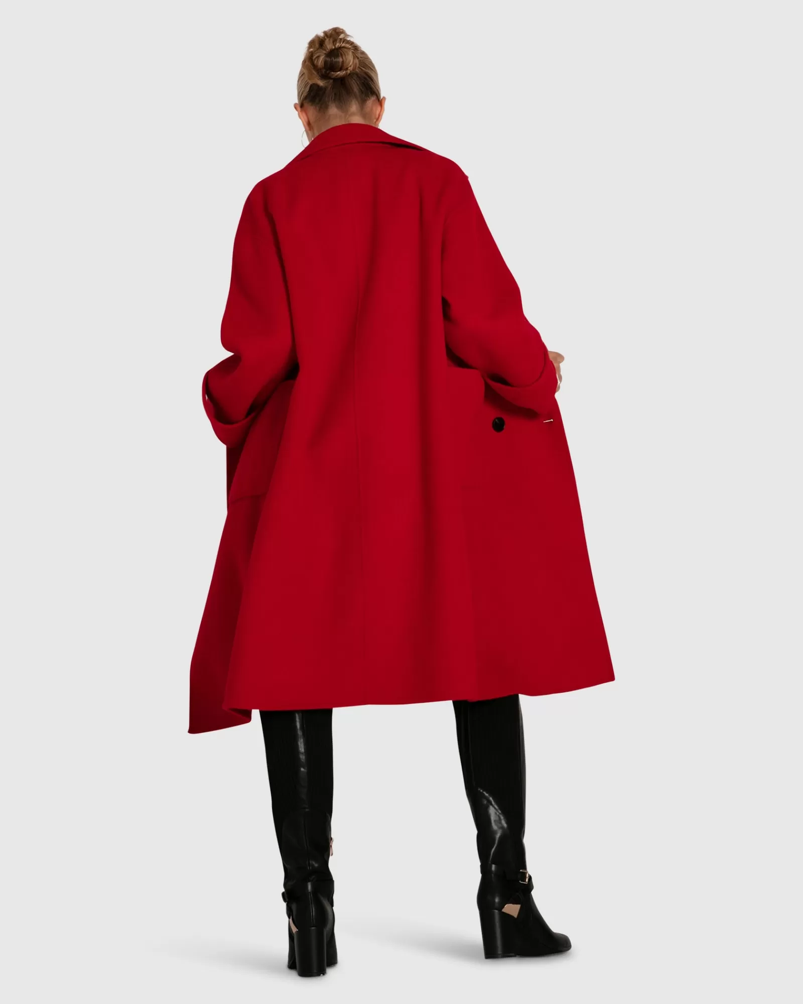 Belle & Bloom Rumour Has It Oversized Wool Blend Coat -