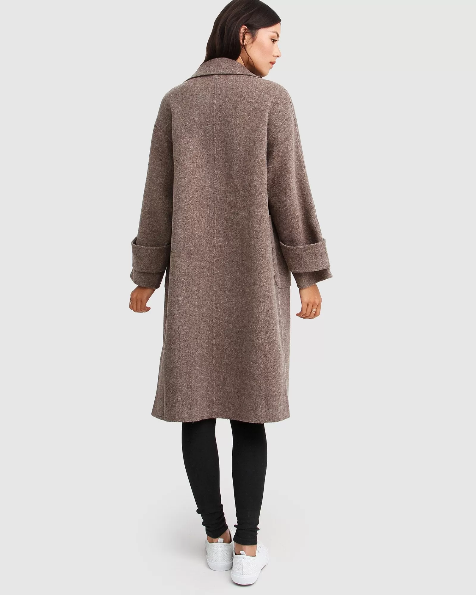Belle & Bloom Rumour Has It Oversized Wool Blend Coat -