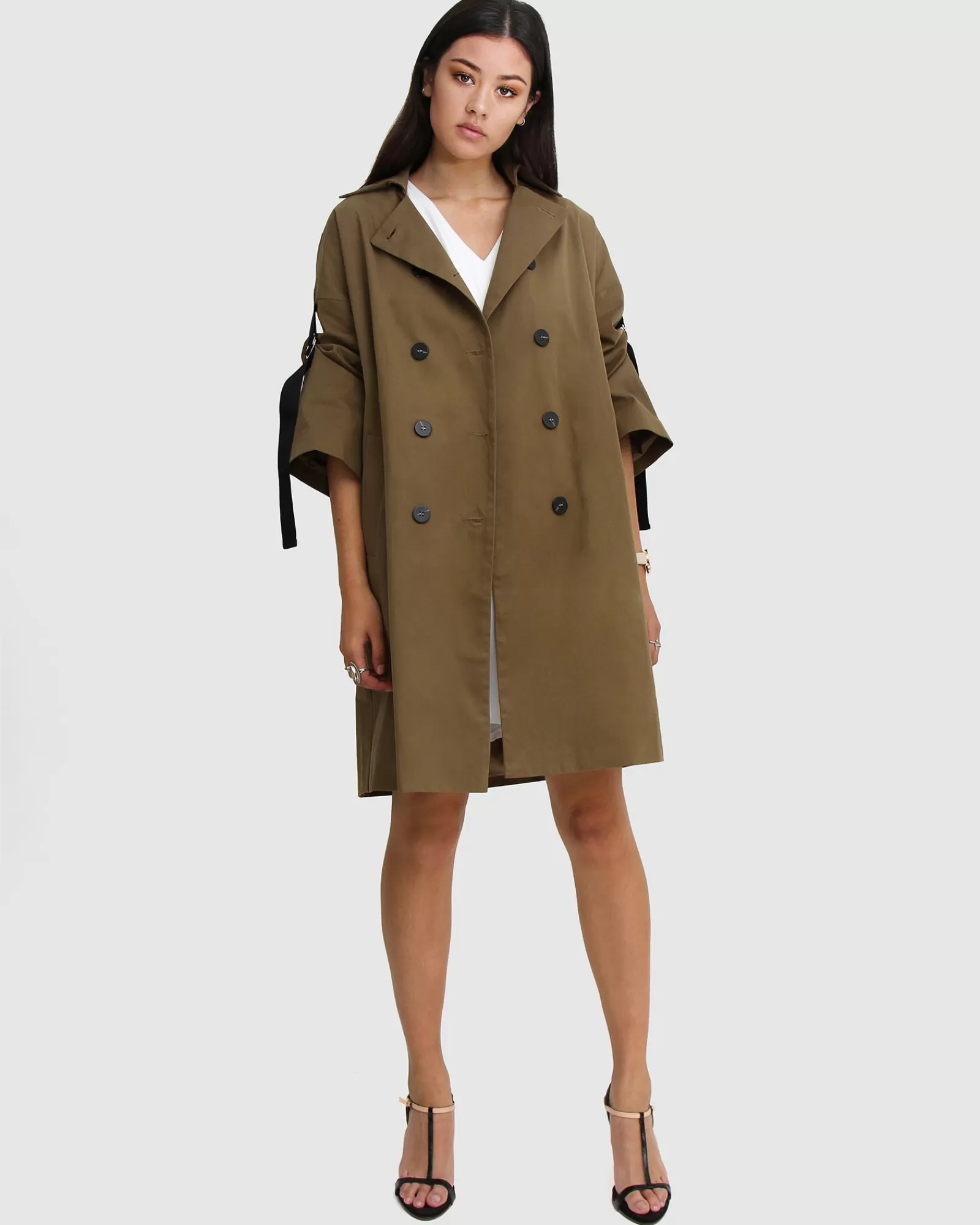 Belle & Bloom Russian Romance Oversized Trench Coat -