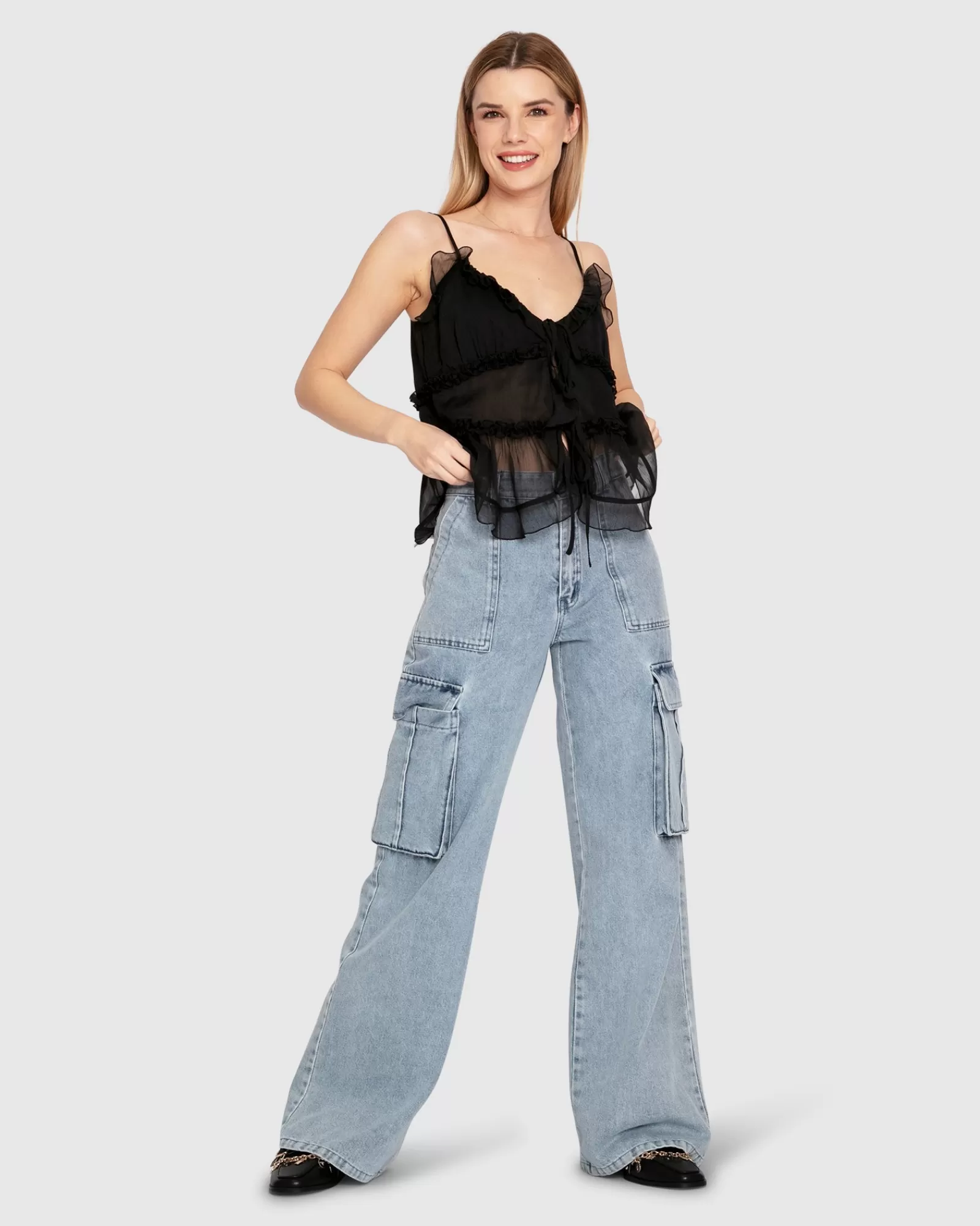 Belle & Bloom Southern Nights Cargo Jean