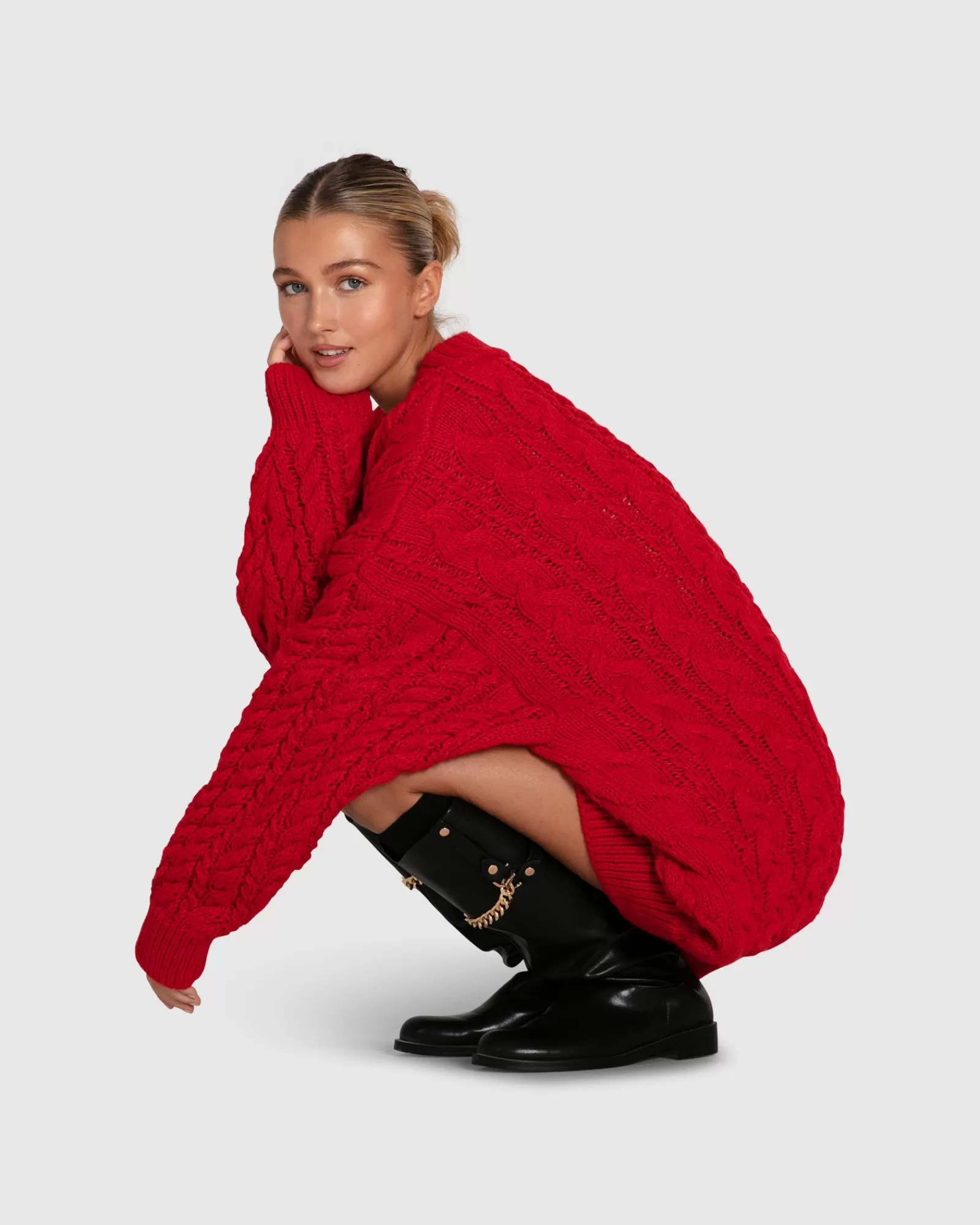 Belle & Bloom Still The One Chunky Oversize Knit -