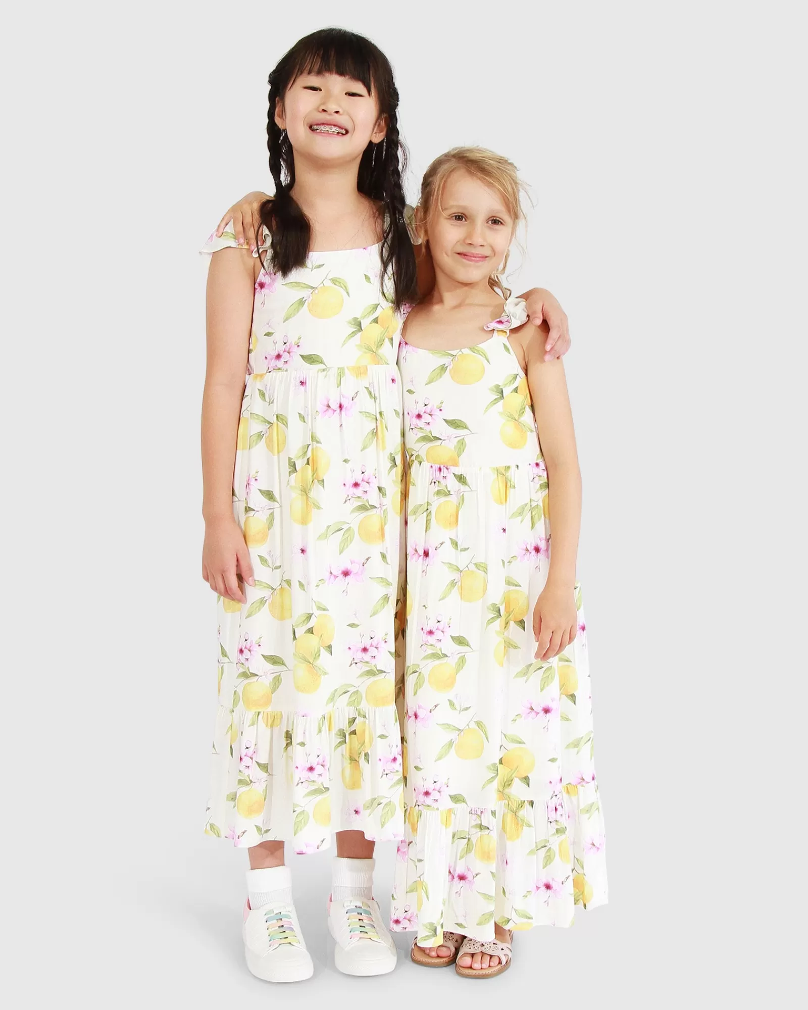 Belle & Bloom Sunset Sakura Maxi Dress - Sakura Orchard