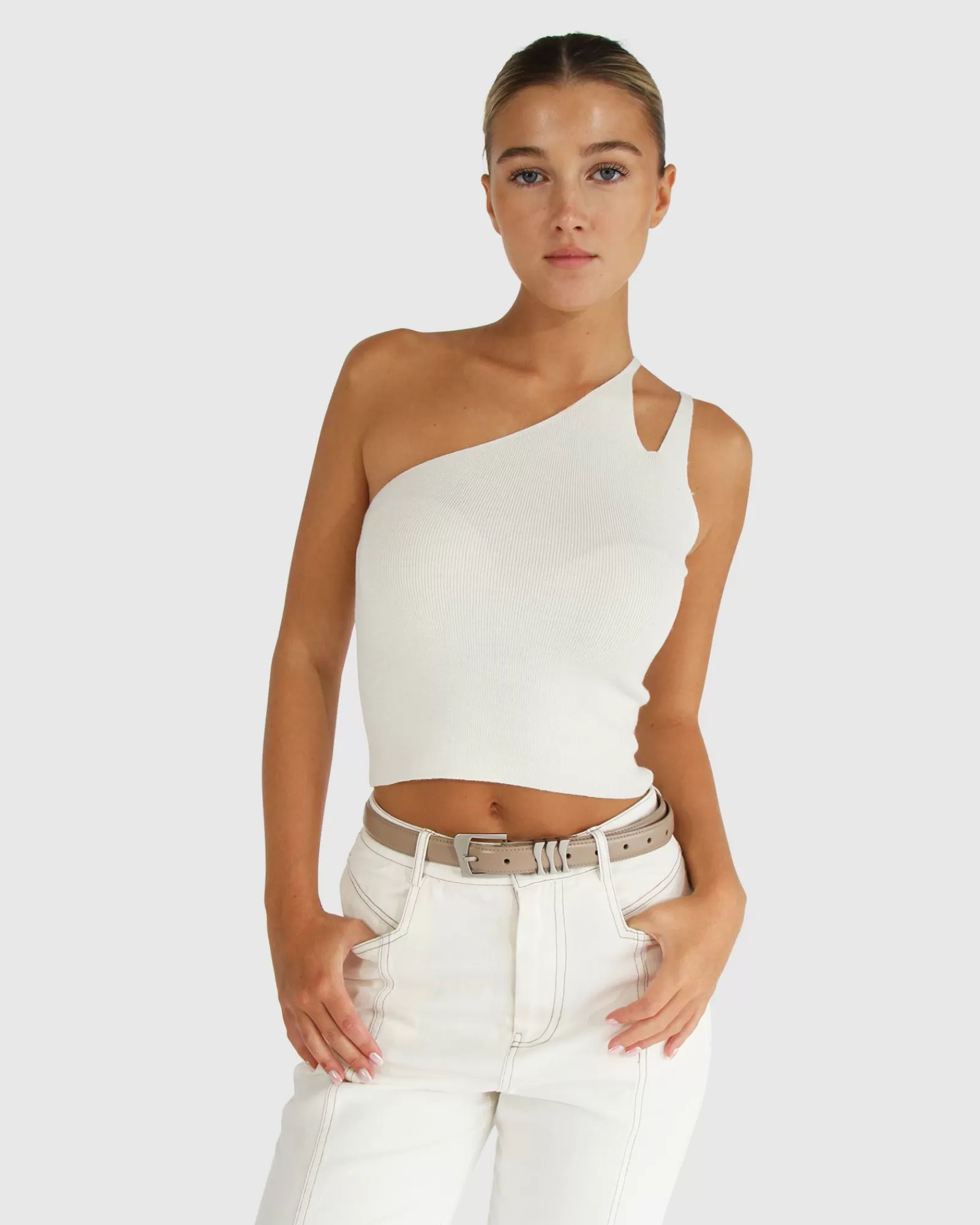 Belle & Bloom Symphony Double Strap Knit Crop -