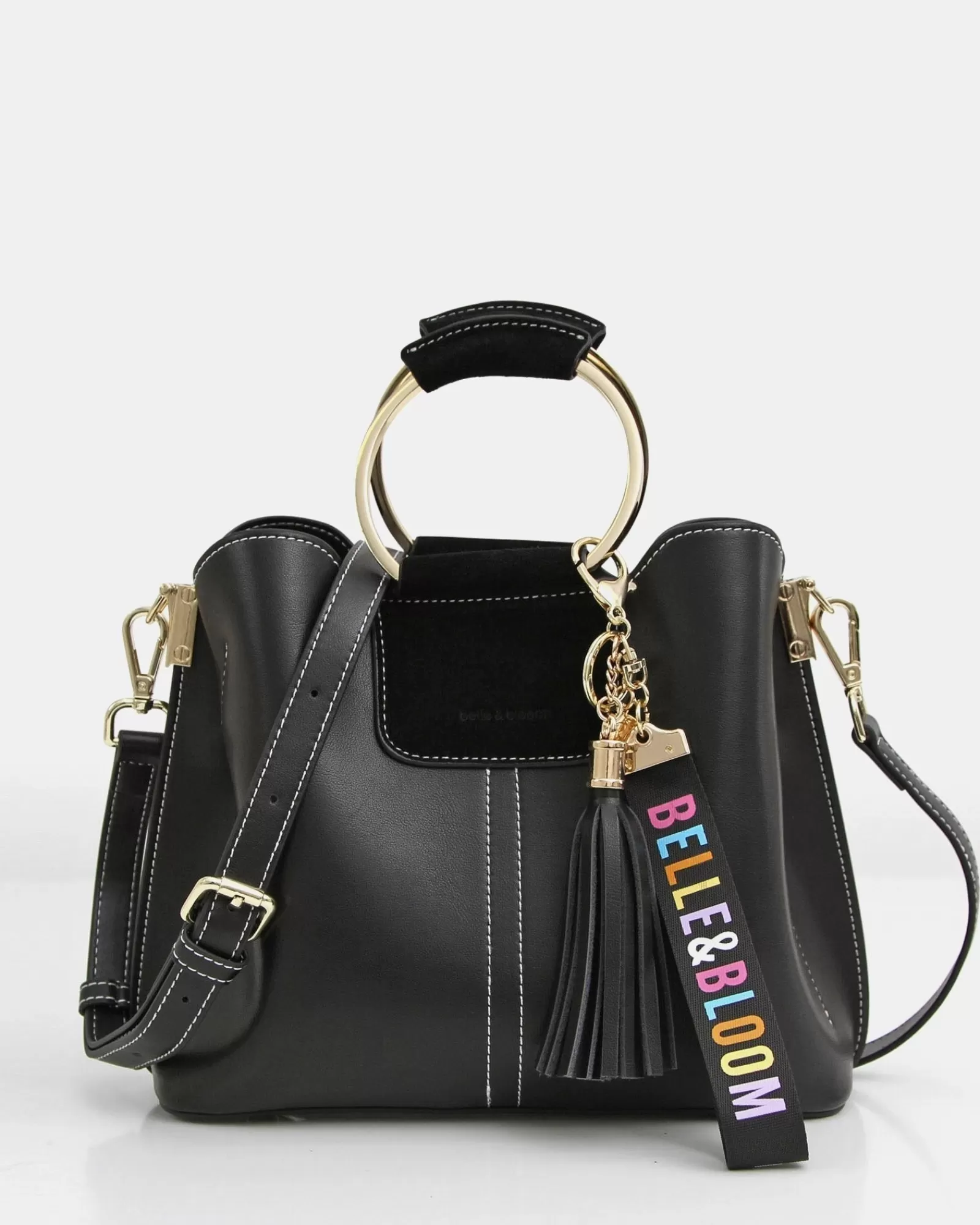 Belle & Bloom Twilight Leather Cross-Body Bag - Black
