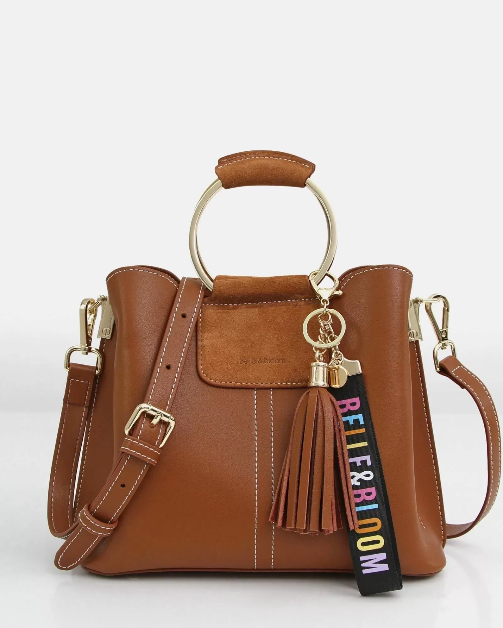Belle & Bloom Twilight Leather Cross-Body Bag - Brown