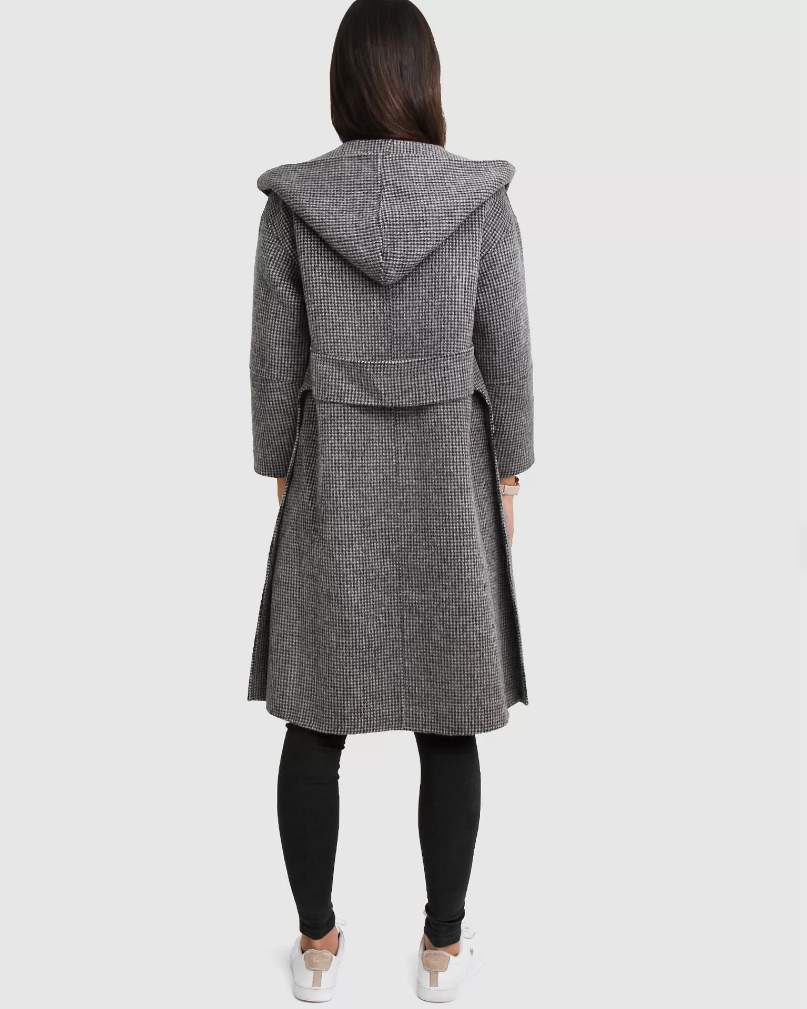 Belle & Bloom Walk This Way Wool Blend Oversized Coat -