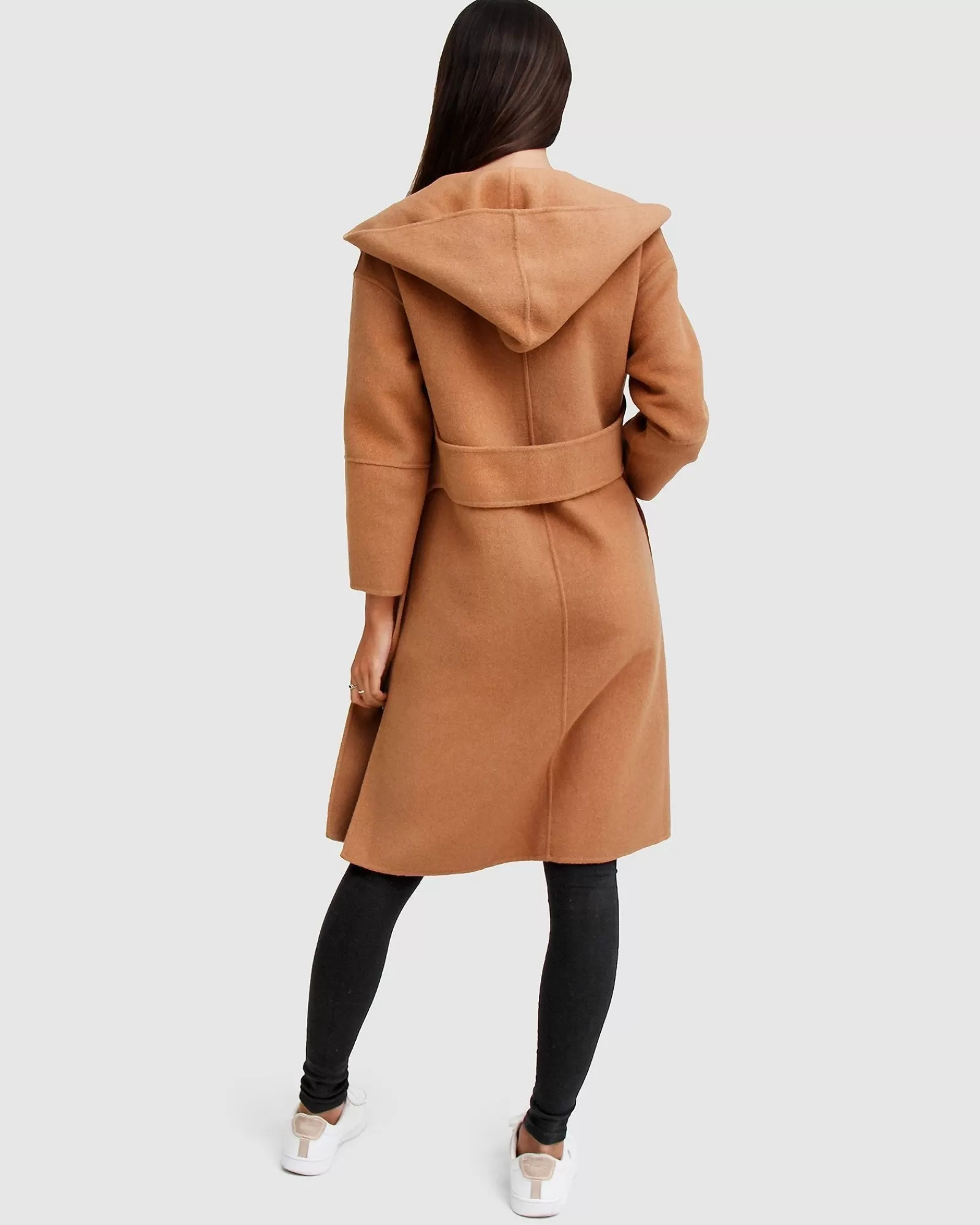 Belle & Bloom Walk This Way Wool Blend Oversized Coat -