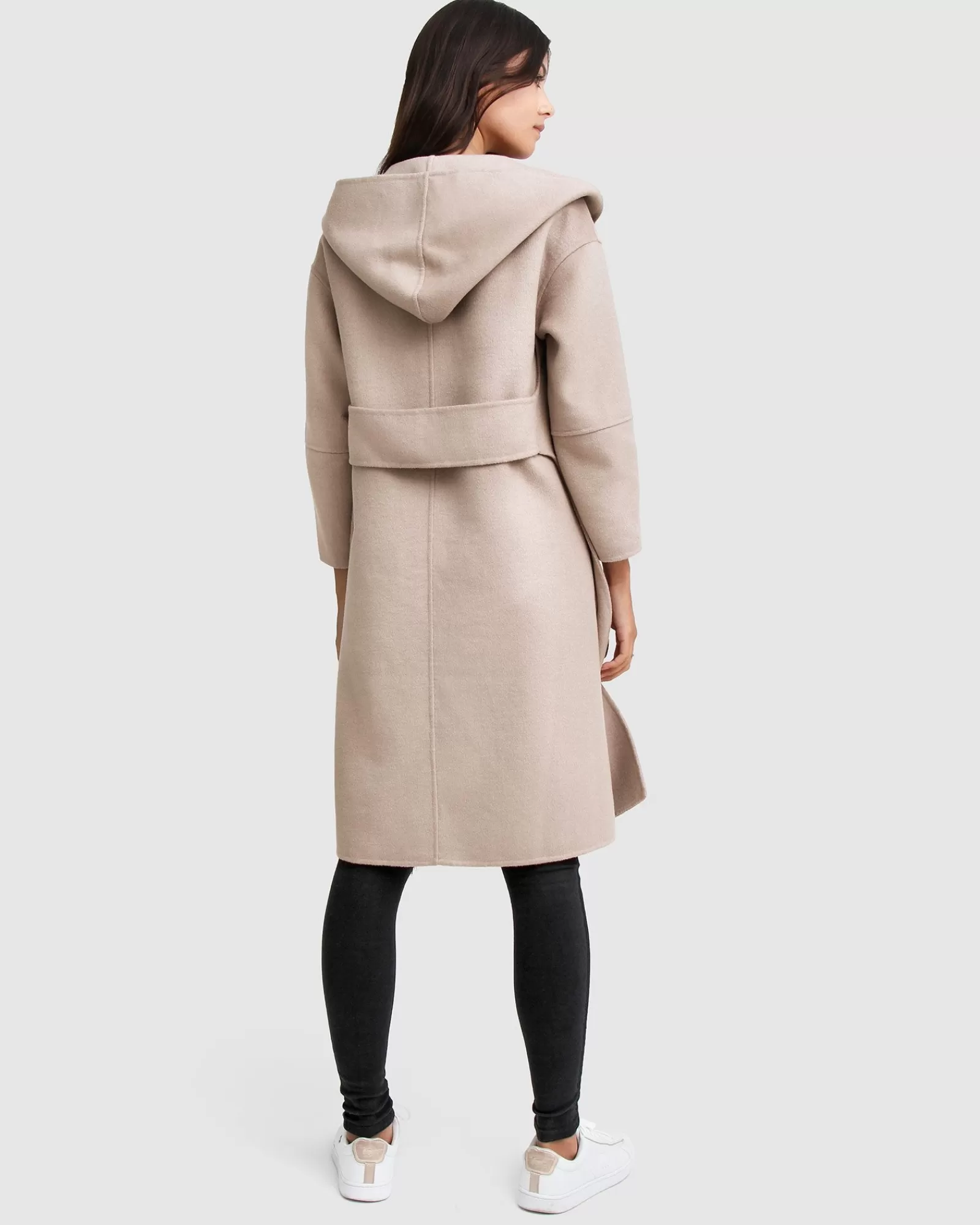 Belle & Bloom Walk This Way Wool Blend Oversized Coat -